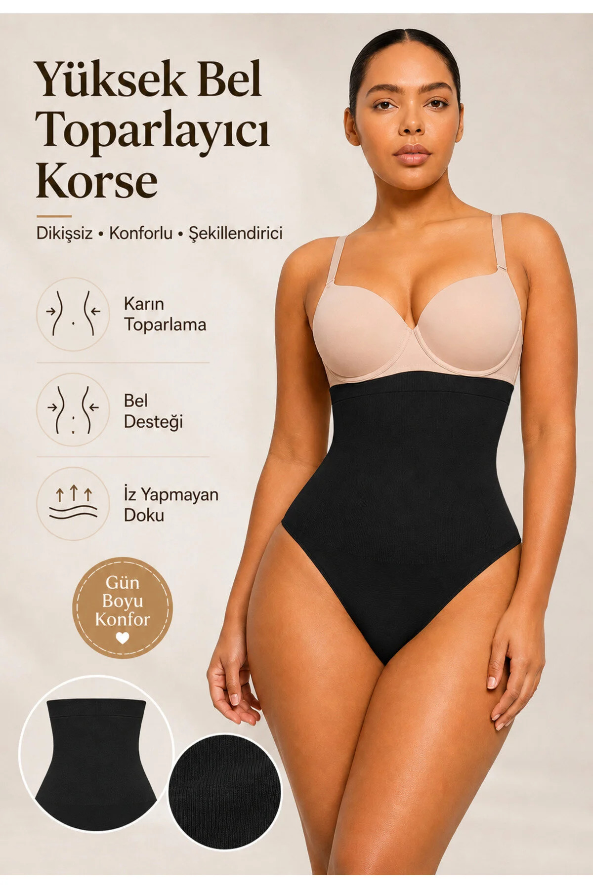 Yüksek Bel String Korse 1025